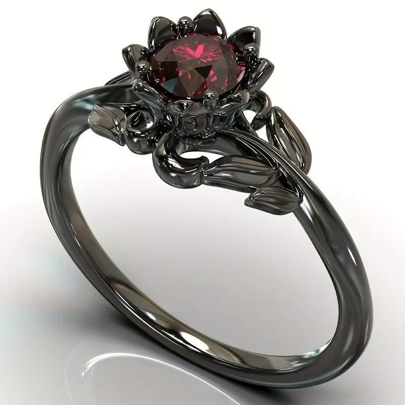 Anillo "Flor Nocturna"