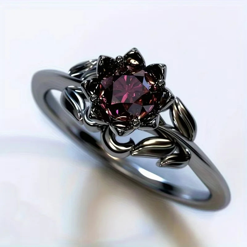 Anillo "Flor Nocturna"